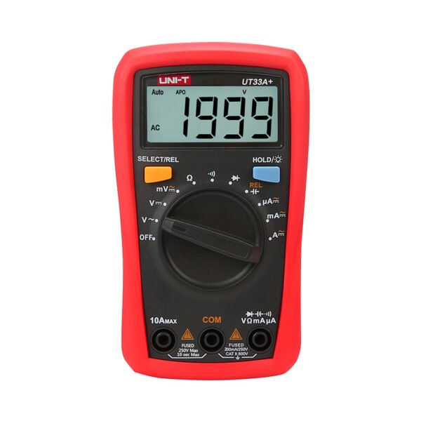 UNI-T UT33+ SERIES PALM SIZE MULTIMETERS