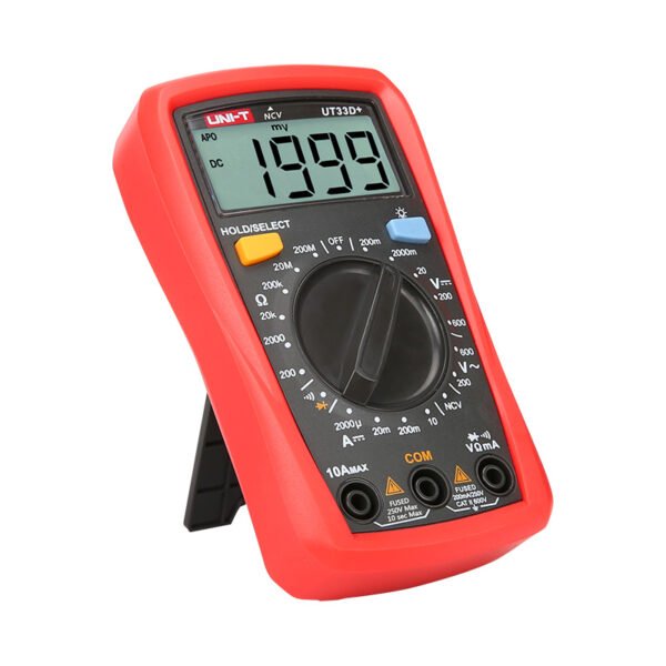 UNI-T UT33+ SERIES PALM SIZE MULTIMETERS
