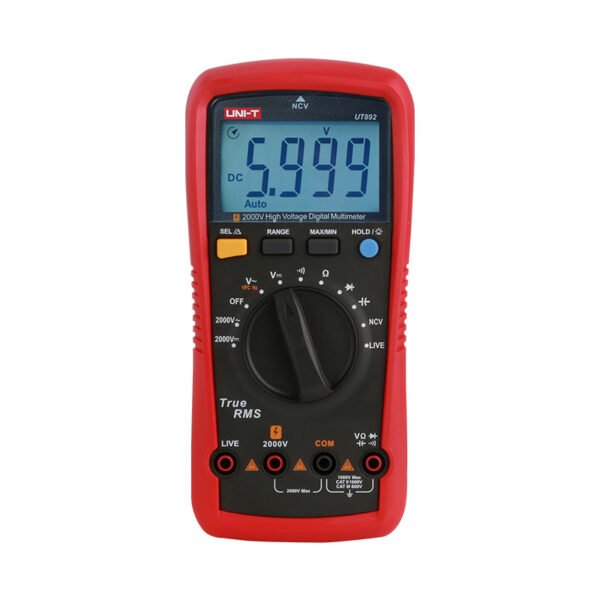 UNI-T UT892 2000V AC/DC HIGH VOLTAGE DIGITAL MULTIMETER