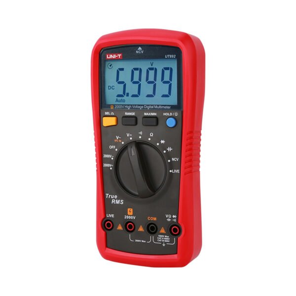 UNI-T UT892 2000V AC/DC HIGH VOLTAGE DIGITAL MULTIMETER