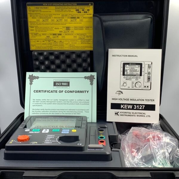 KYORITSU 3127 HIGH VOLTAGE INSULATION TESTER
