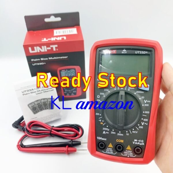 UNI-T UT33+ SERIES PALM SIZE MULTIMETERS